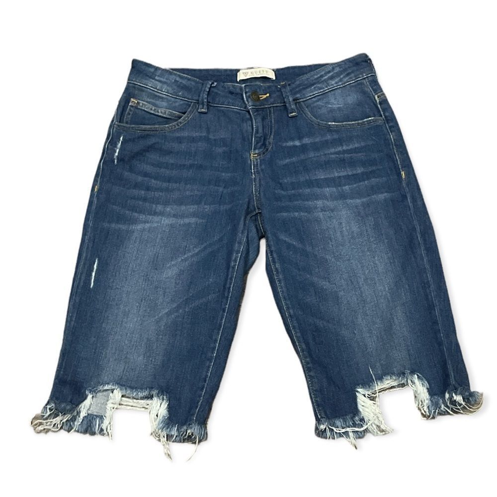 Guess Jeans long short raw hem size 26
